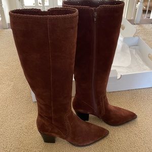 Sole society brown suede boots